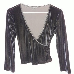 Black Velvet Blouse